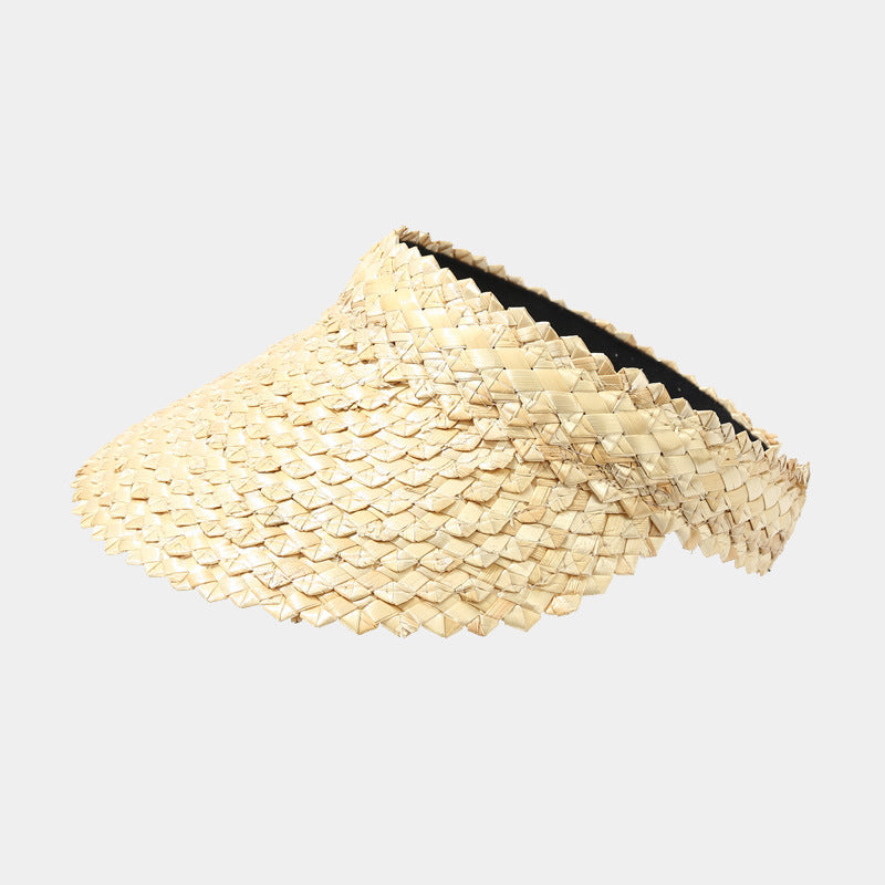 Alanna™ | Wide Brim Adjustable UV Protection Sun Visor Hat