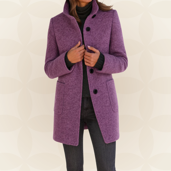 Anna™ | Comfortable High-Collar Jacket