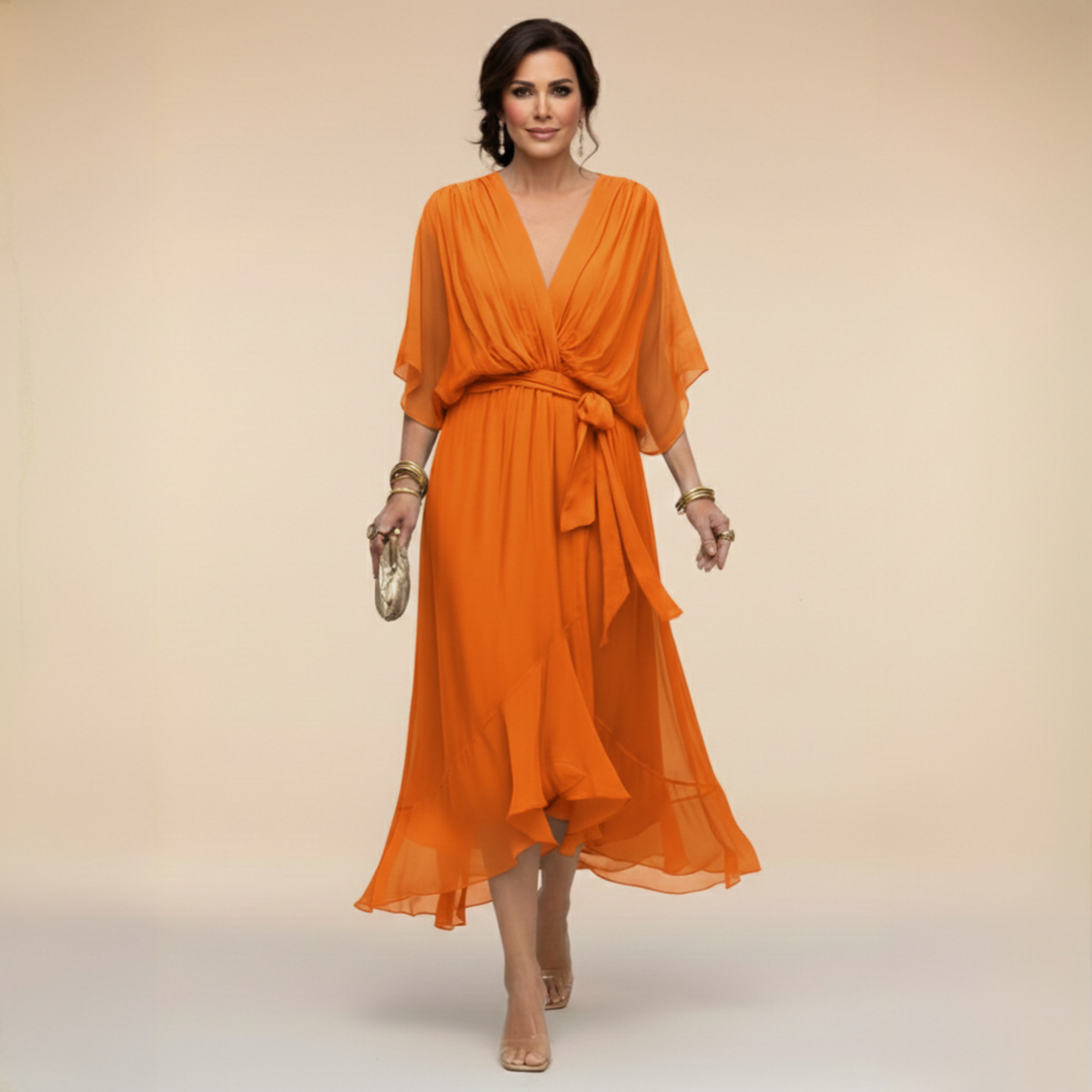 Bethany™ | Elegant V-Neck Dress