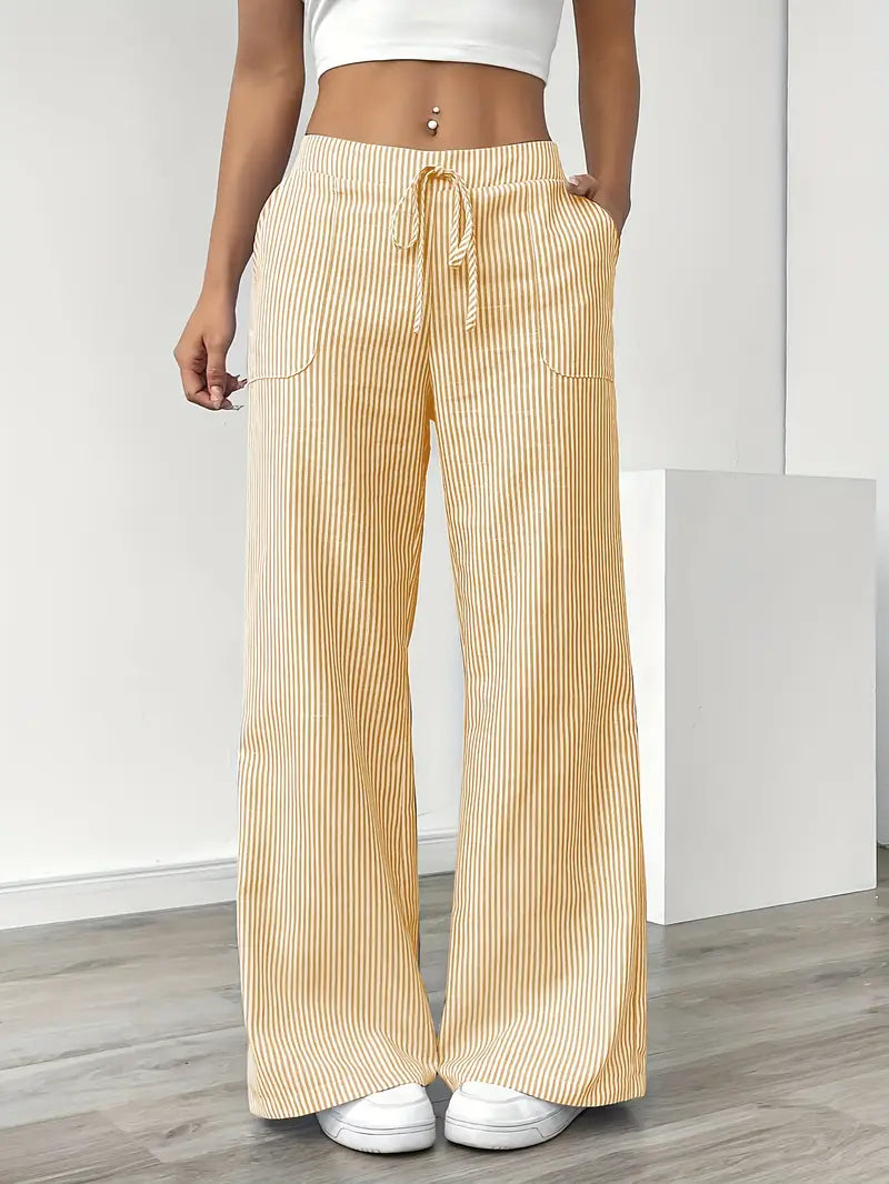 Gabrielle™ | Relaxed Fit Striped Pants