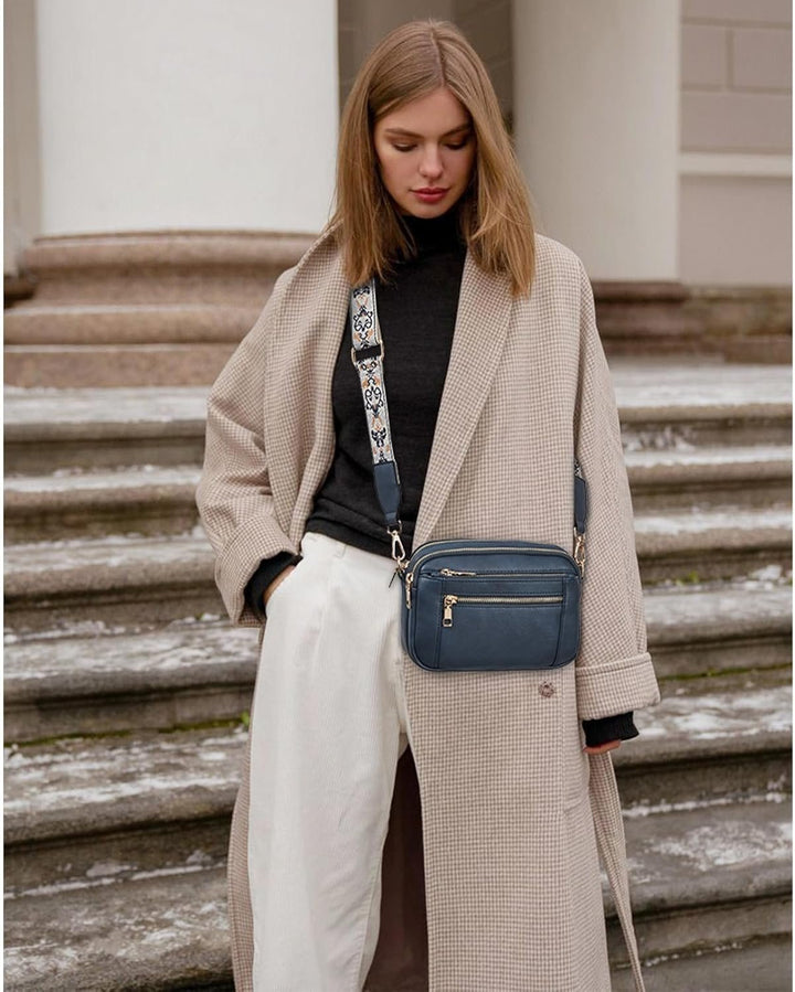 Julia – Refined Leather Shoulder Bag with Compartments