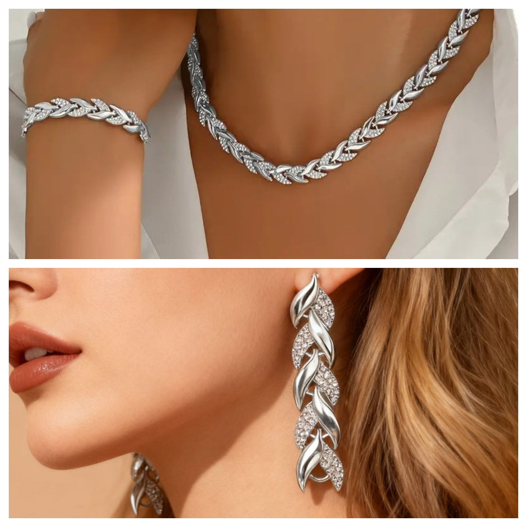 Rebecca™ | Elegant Rhinestone Fishtail Two-Piece Set