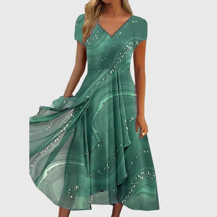Brittany™ | Flowy Midi Dress