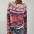 Diana™ | Vintage Ribbed Knit Crewneck Sweater