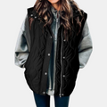 Autumn™ | Quilted Zip Up Snap Button Puffer Vest