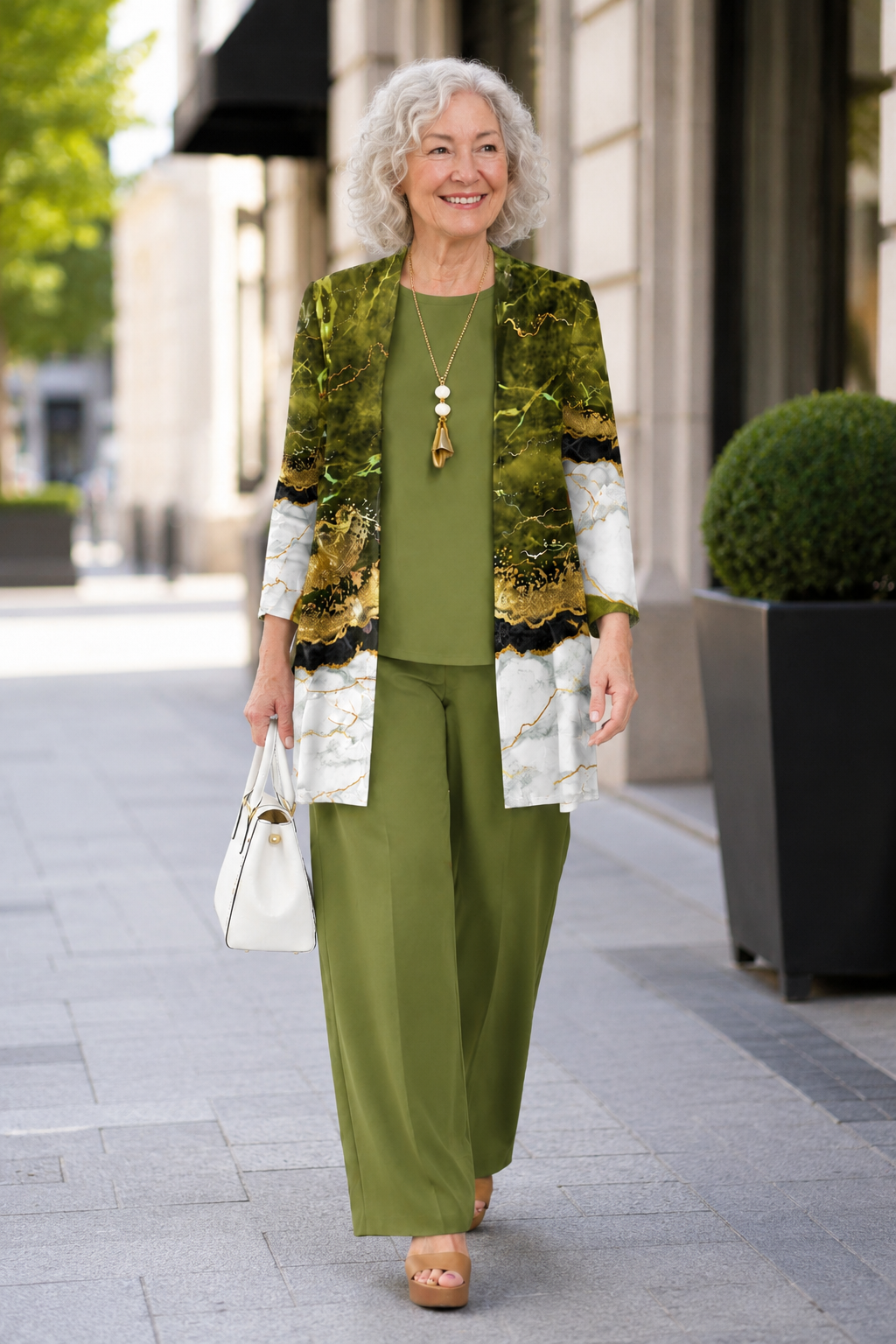 Veridelle - Printed Three-Piece Set