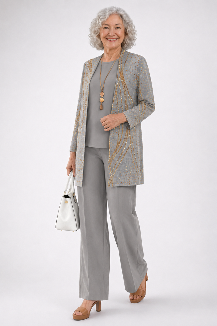 Celina - Golden Radiance Three-Piece Set