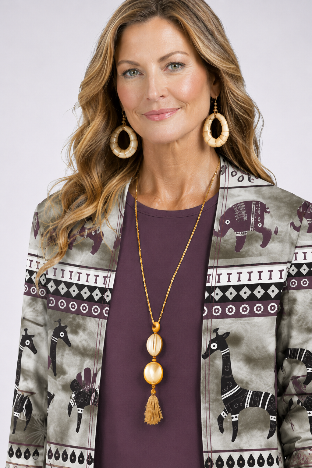 Marissa - Printed Layered Three-Piece Set