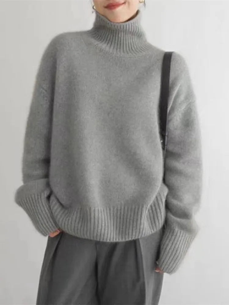 Freya™ | Ribbed Turtleneck Sweater