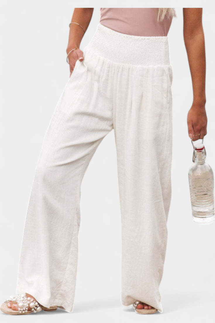 Reese™ | Elastic Waist Wide-Leg Pants