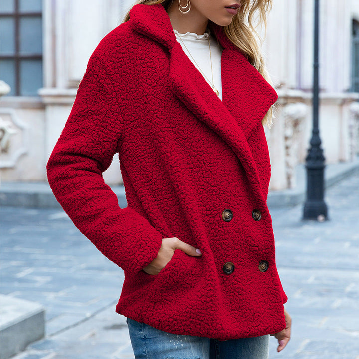 Lucia™ | Elegant Oversized Teddy Coat