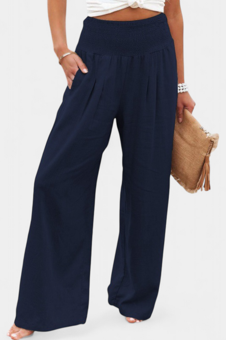 Reese™ | Elastic Waist Wide-Leg Pants