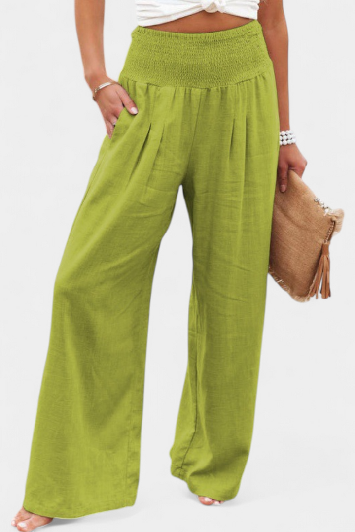 Reese™ | Elastic Waist Wide-Leg Pants