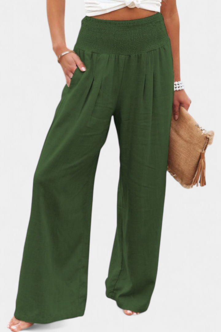Reese™ | Elastic Waist Wide-Leg Pants