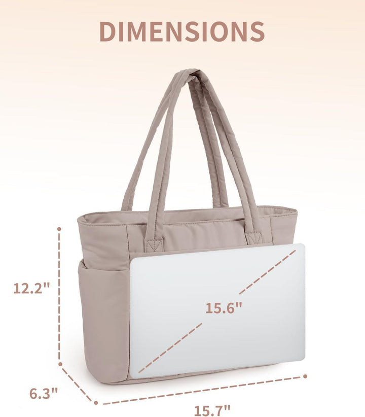 Whitney - Quilted Large Capacity Tote Bag