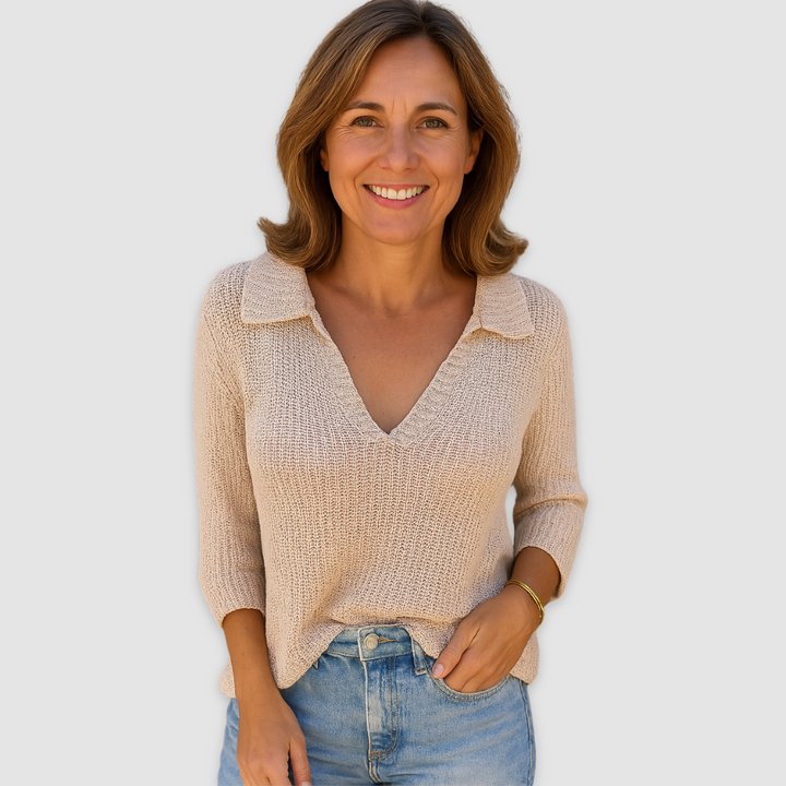 Taylor™ | Elegant V-Neck Top
