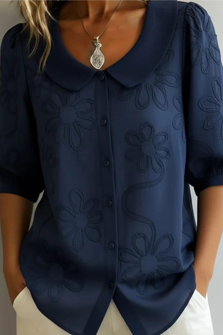 Audrey™ | Elegant Floral Blouse