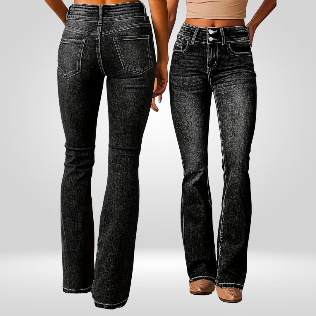 Louise™ | High-Waisted Flare Jeans