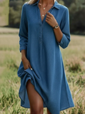 Vesmina™ | Classic Collared V-Neck Dress