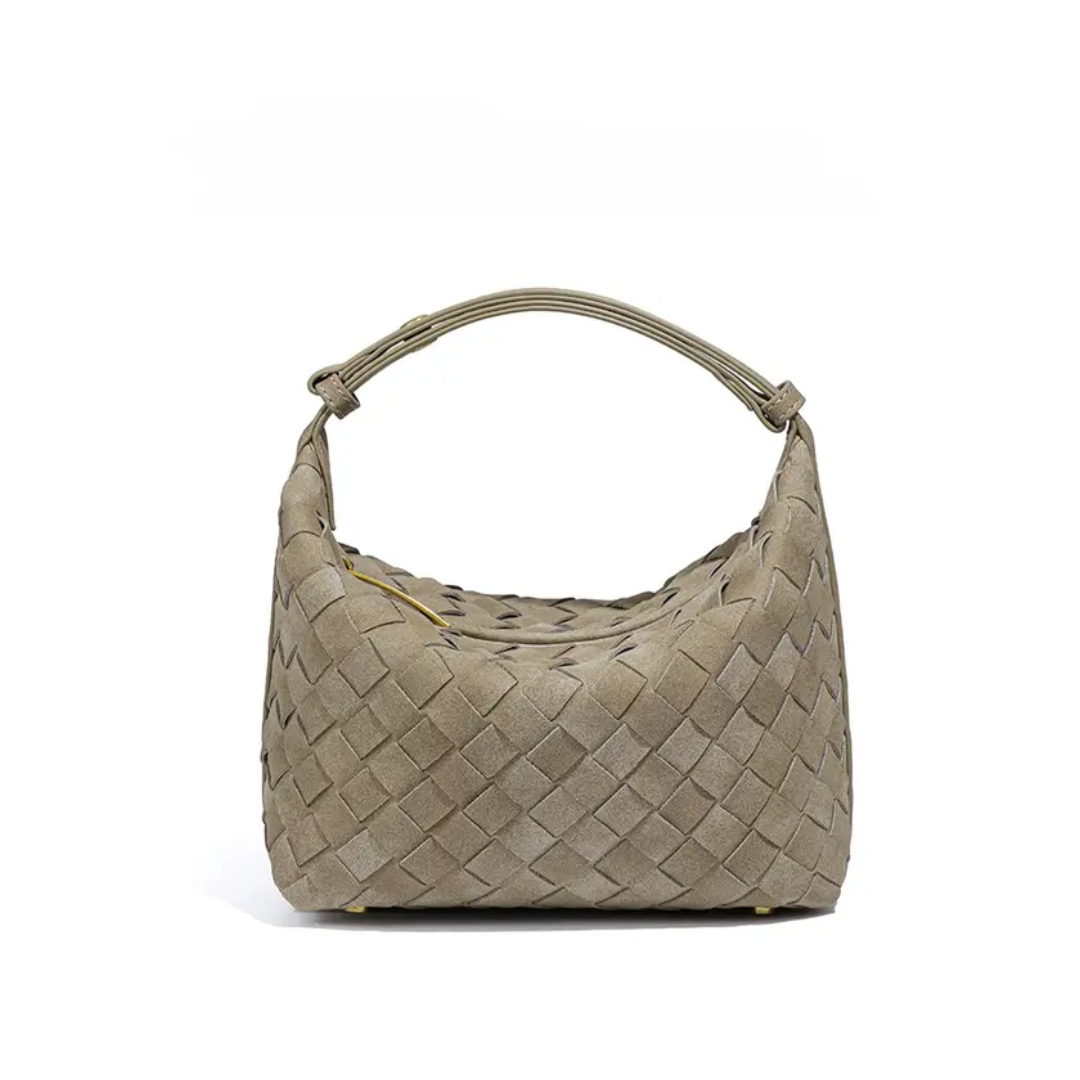 Eleanor – Matte Woven Structured Handbag
