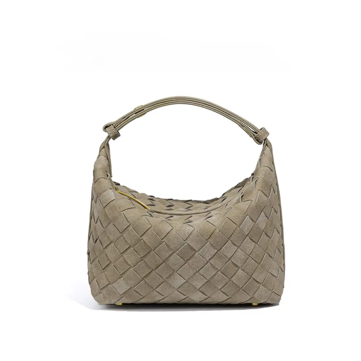 Eleanor – Matte Woven Structured Handbag