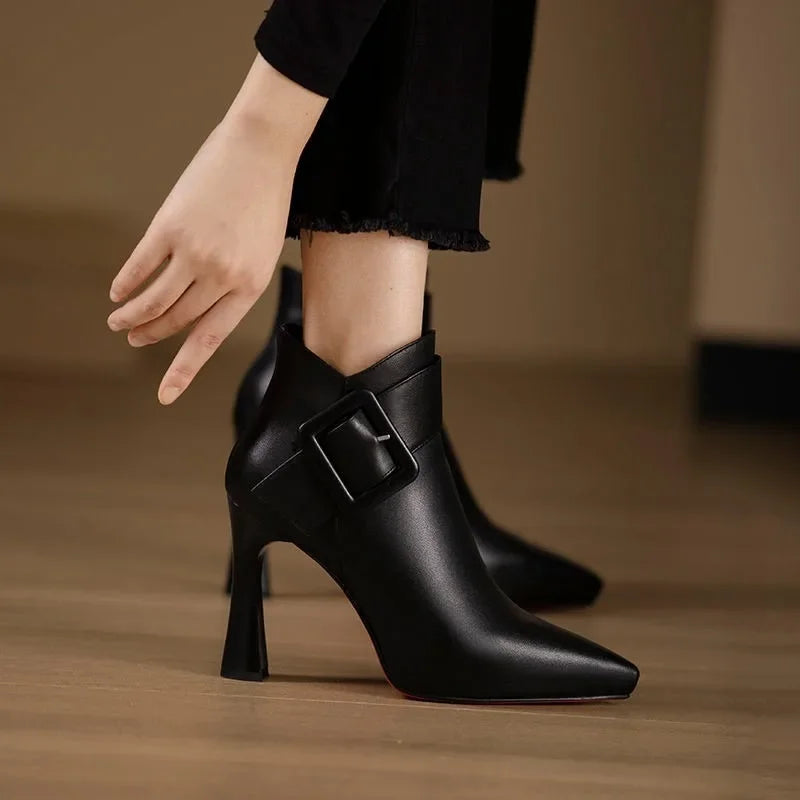 Clara™ | Buckle Ankle Boots
