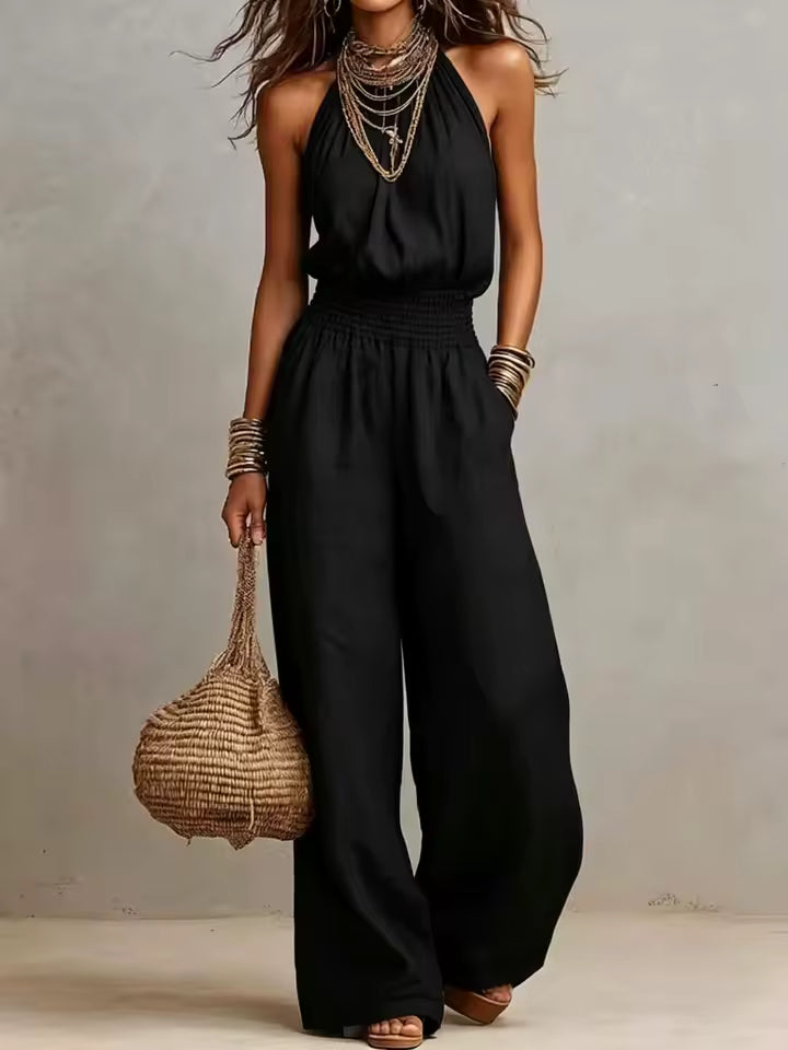 Grace™ | Elegant Halter Neck Jumpsuit