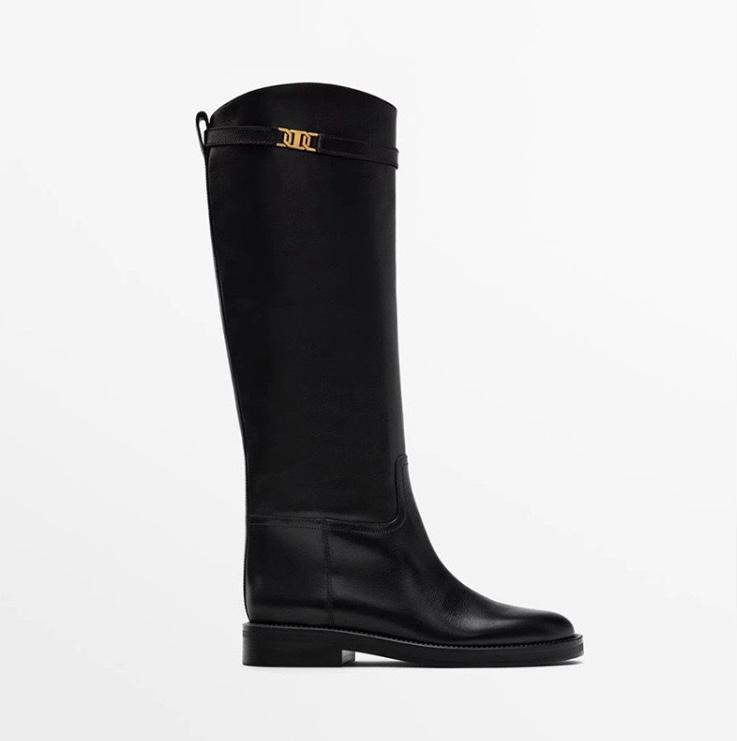 Helen™ | Minimalist Block Heel Buckle Ankle Boots