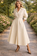 Zivana™ | Wrap-Front Flowy Maxi Dress