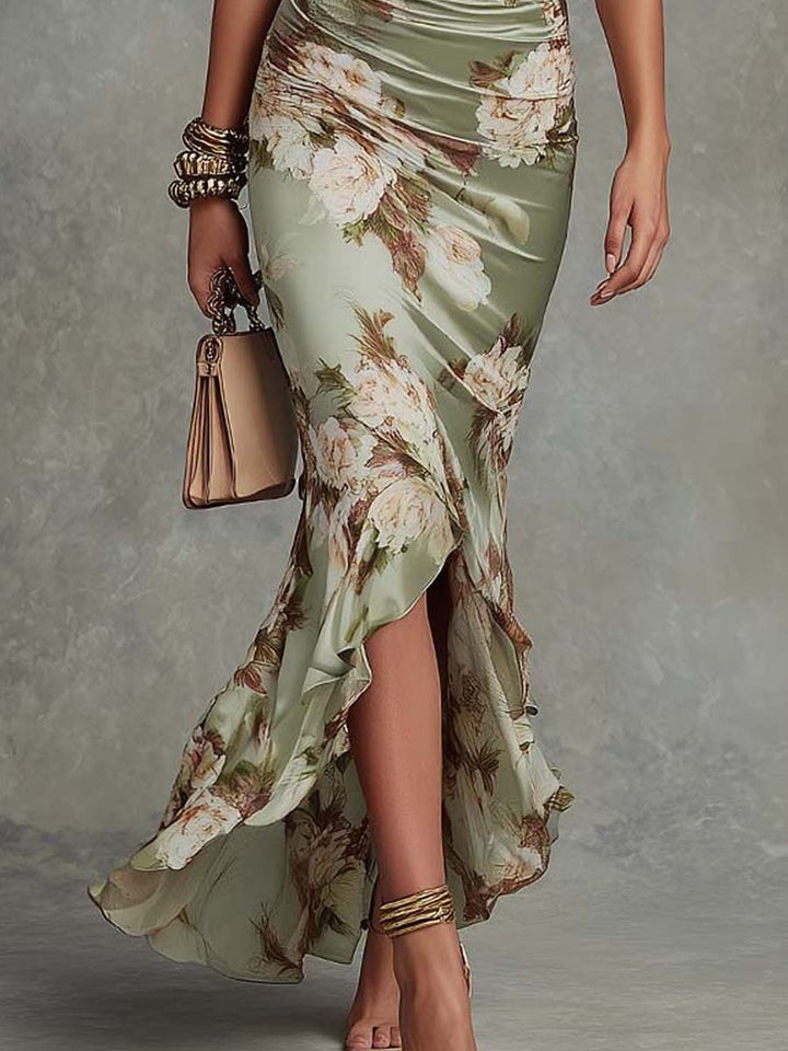 Adele™ | Floral Midi Dress