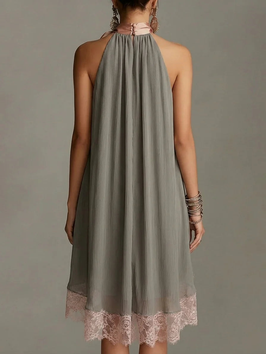 Nerina™ | Halter Backless Mini Dress