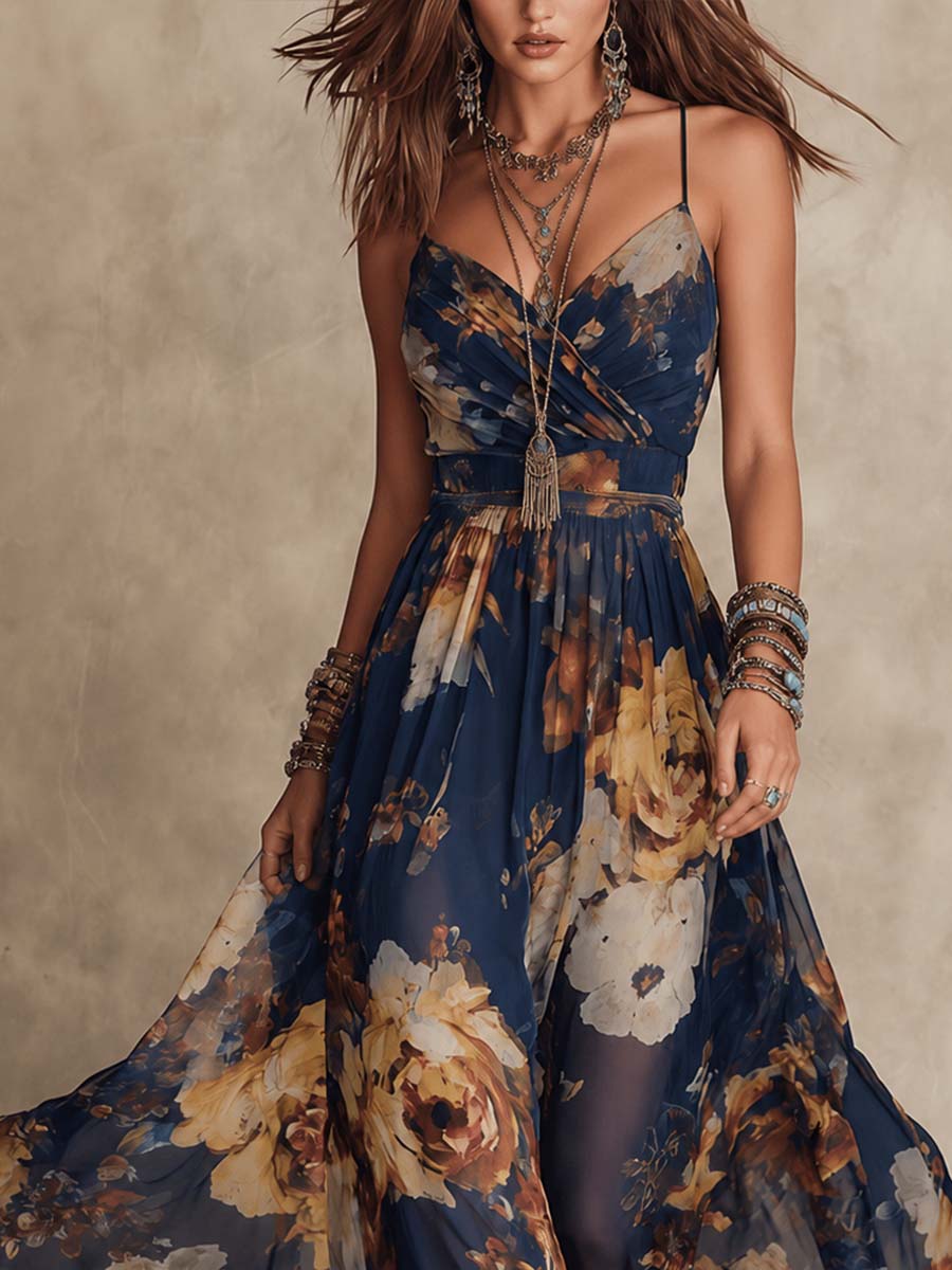 Dahlia™ | Floral Maxi Dress