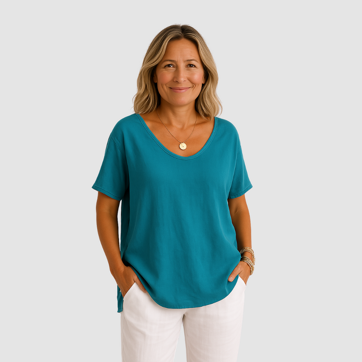 Daniela™ | Loose Fit Crew Neck T-Shirt