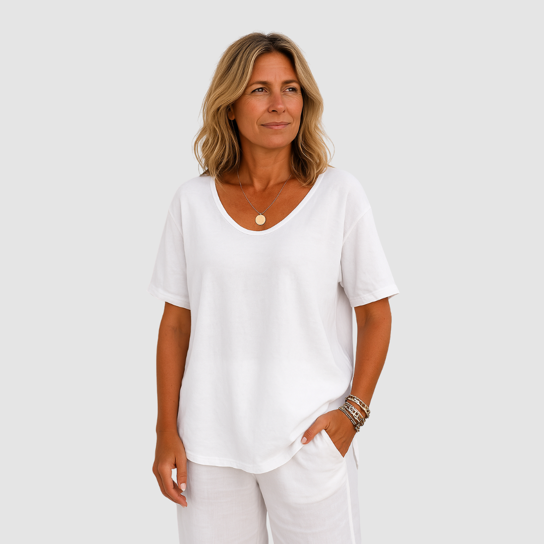 Daniela™ | Loose Fit Crew Neck T-Shirt
