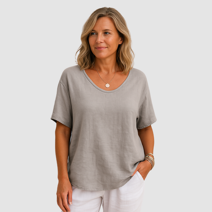 Daniela™ | Loose Fit Crew Neck T-Shirt