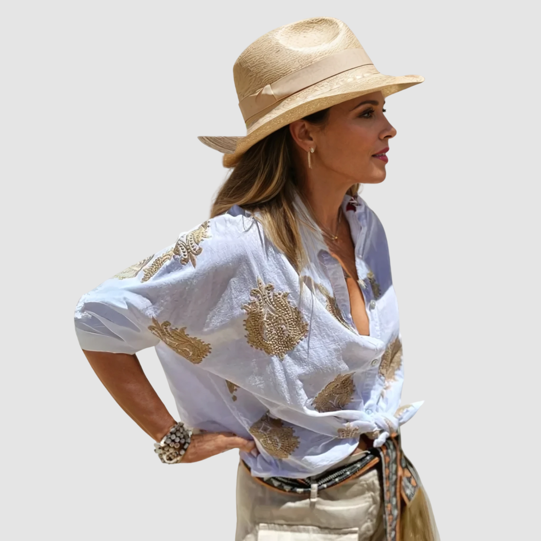 Emilia™ | Elegant Breathable Lightweight Blouse