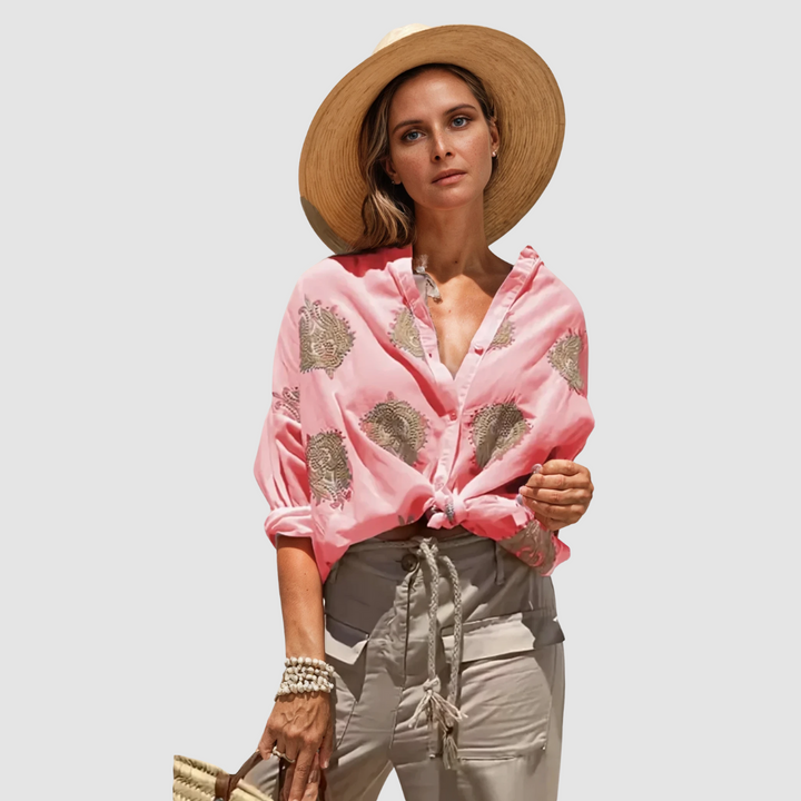 Emilia™ | Elegant Breathable Lightweight Blouse
