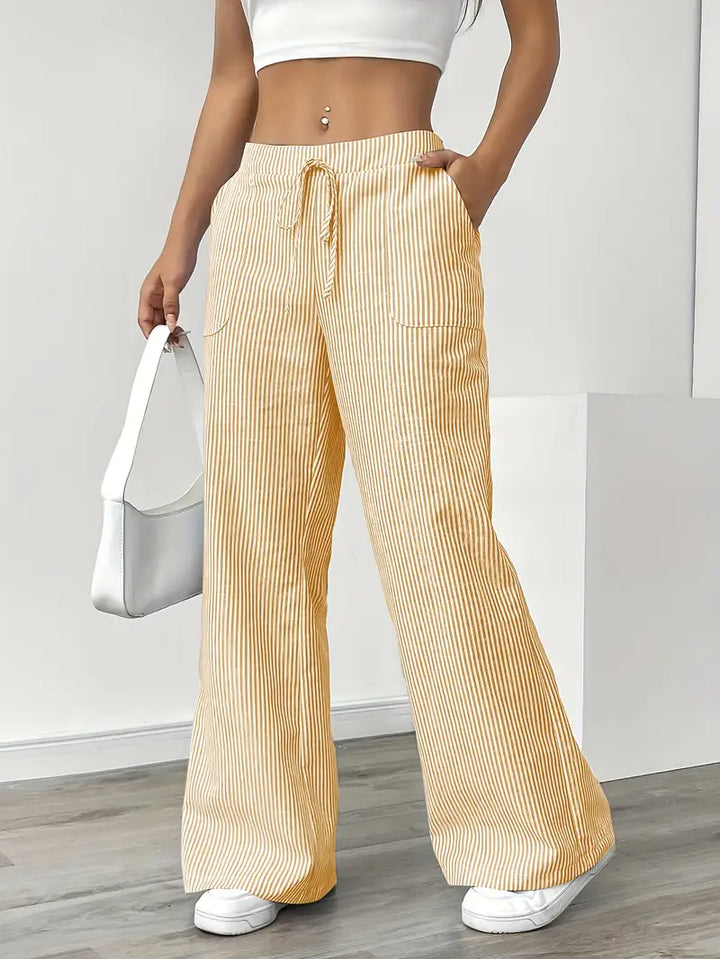 Gabrielle™ | Relaxed Fit Striped Pants