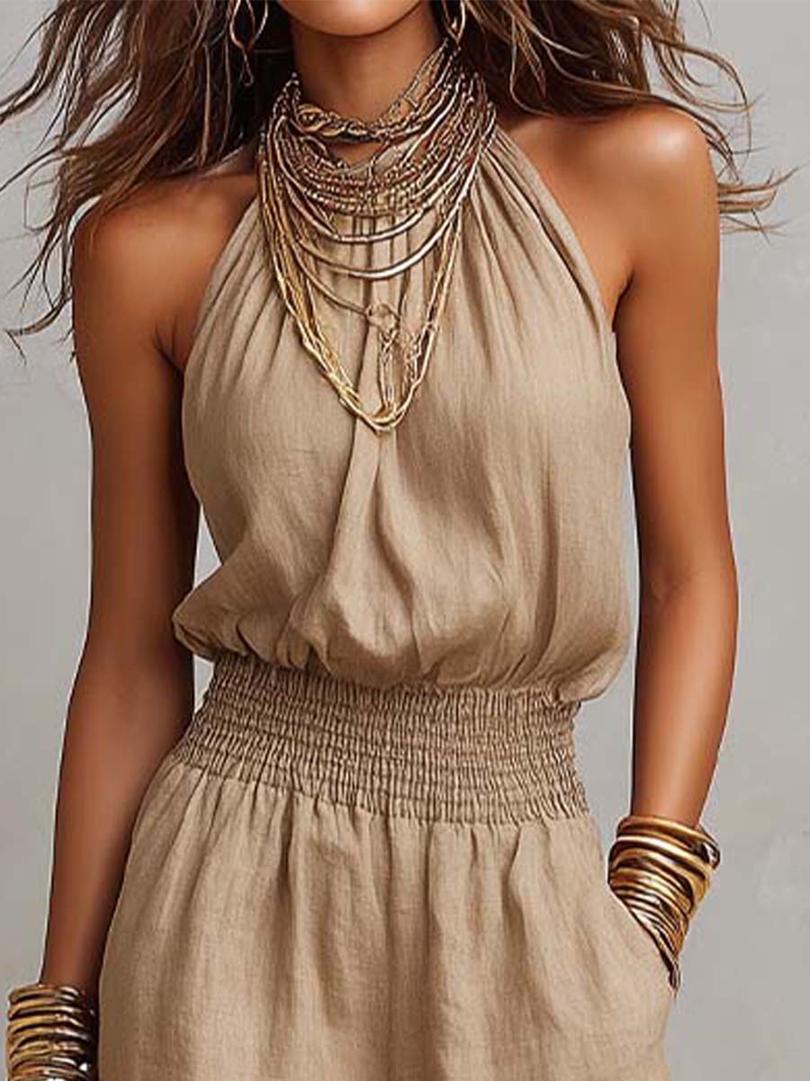 Grace™ | Elegant Halter Neck Jumpsuit