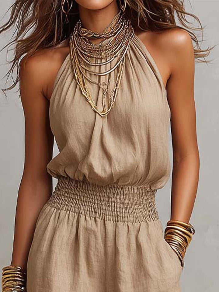 Grace™ | Elegant Halter Neck Jumpsuit