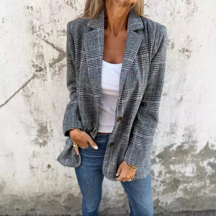 Addison™ | Classic Plaid Blazer