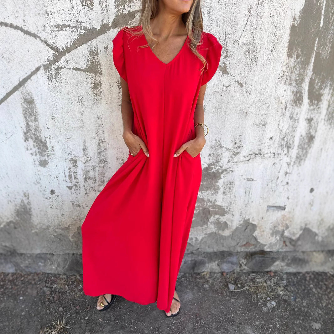 Colette™ | V-Neck Elegant Jumpsuit