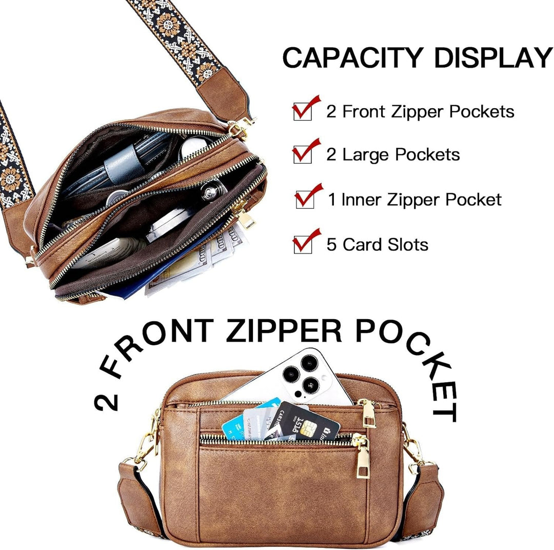 Julia – Refined Leather Shoulder Bag with Compartments
