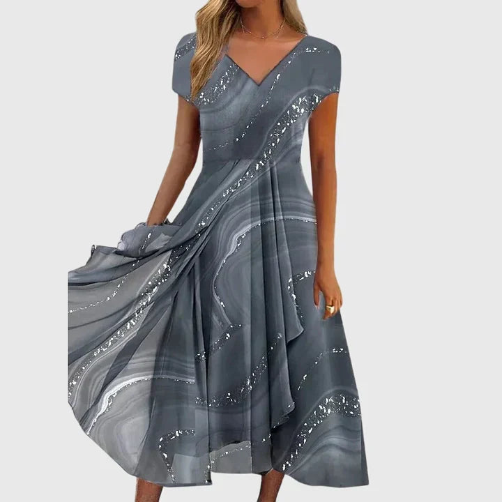 Brittany™ | Flowy Midi Dress