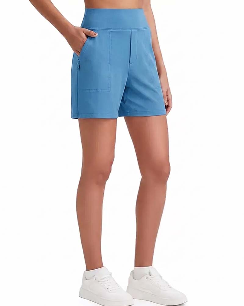Paisley™ | High-Waisted Lightweight Summer Shorts