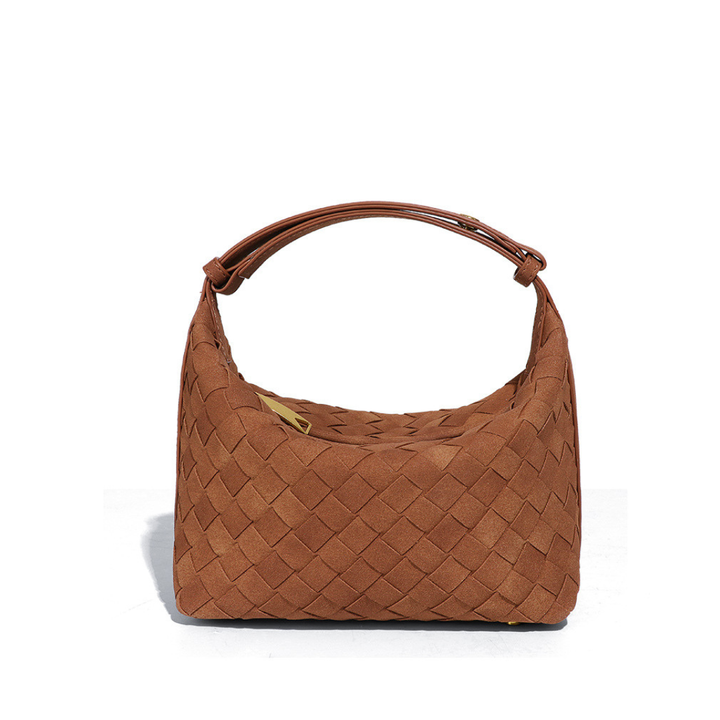 Eleanor – Matte Woven Structured Handbag