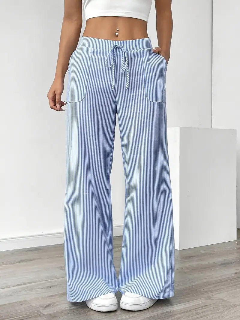 Gabrielle™ | Relaxed Fit Striped Pants