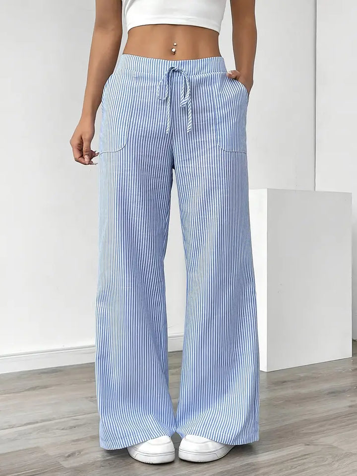 Gabrielle™ | Relaxed Fit Striped Pants