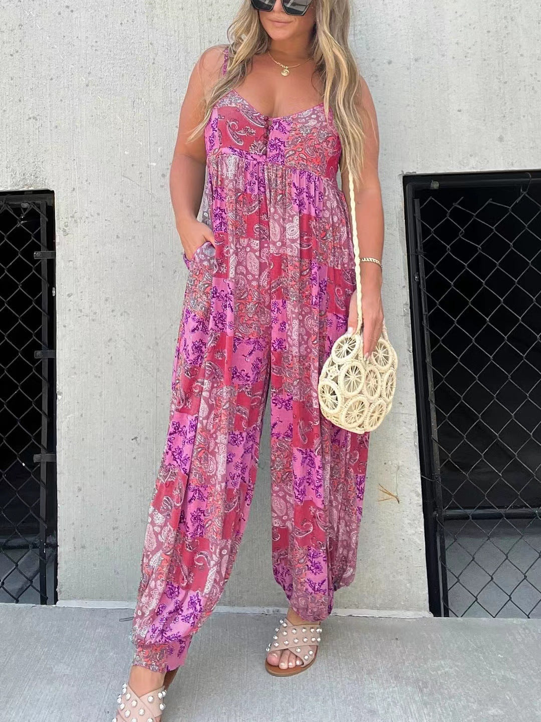 Esther™ | Balloon-Leg Relaxed Fit Jumpsuit