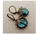 Elena™ | Elegant Spherical Dragonfly Earrings